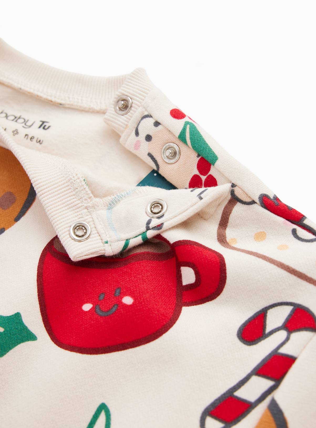 Christmas All-Over Print Sweatshirt 3-6 months - Image 2
